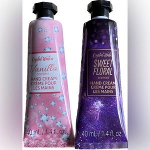 NWT Vanilla and Sweet Floral hand cream by Crystal Waters